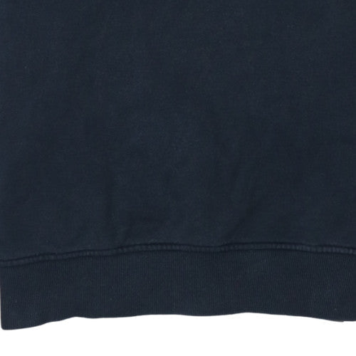 Mens UK Size M The North Face Blue Pullover Hoodie