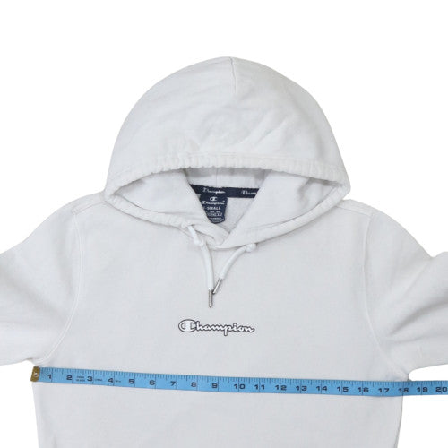 Mens UK Size XS Champion White Pullover Hoodie