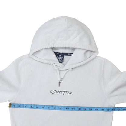 Mens UK Size XS Champion White Pullover Hoodie