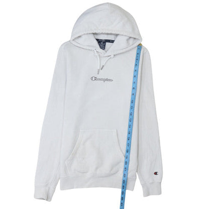 Mens UK Size XS Champion White Pullover Hoodie