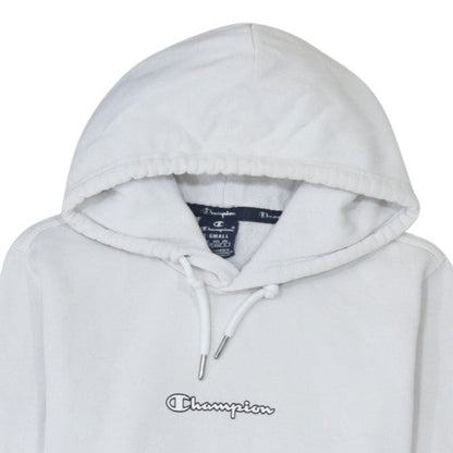 Mens UK Size XS Champion White Pullover Hoodie