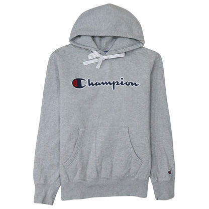 Mens UK Size L Champion Grey Pullover Hoodie