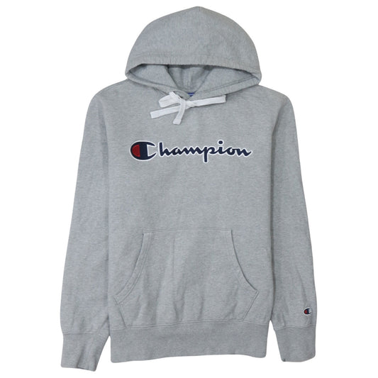 Mens UK Size L Champion Grey Pullover Hoodie