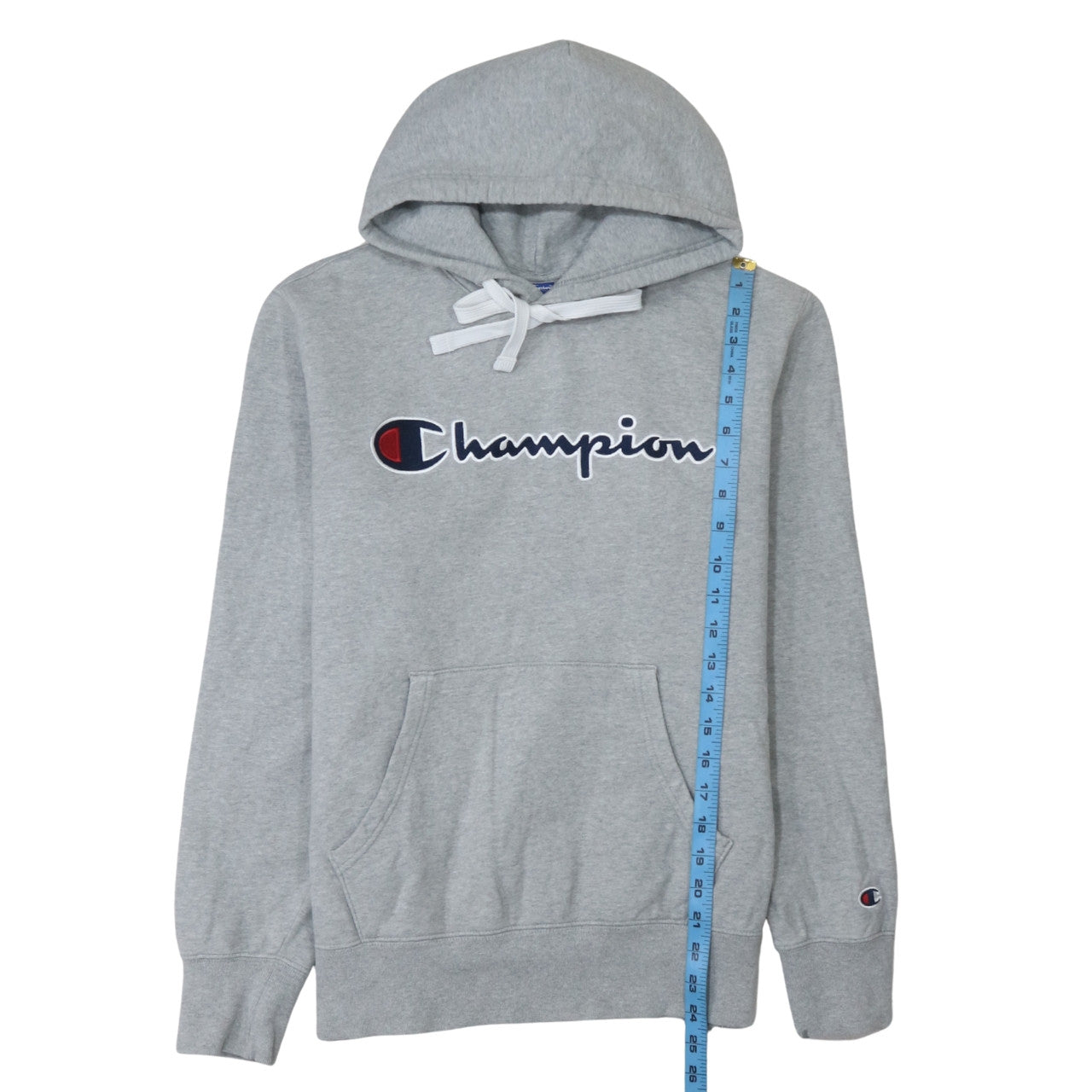 Mens UK Size L Champion Grey Pullover Hoodie