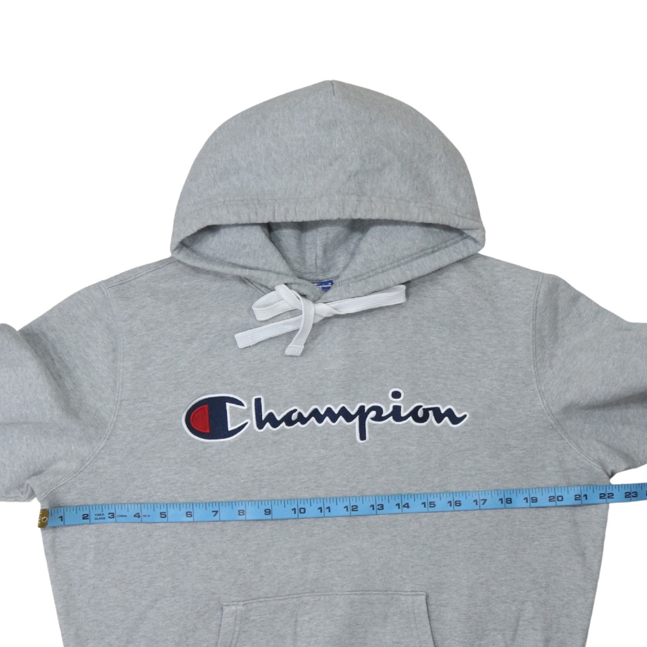 Mens UK Size L Champion Grey Pullover Hoodie