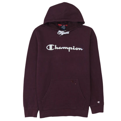 Mens UK Size M Champion Brown Pullover Hoodie