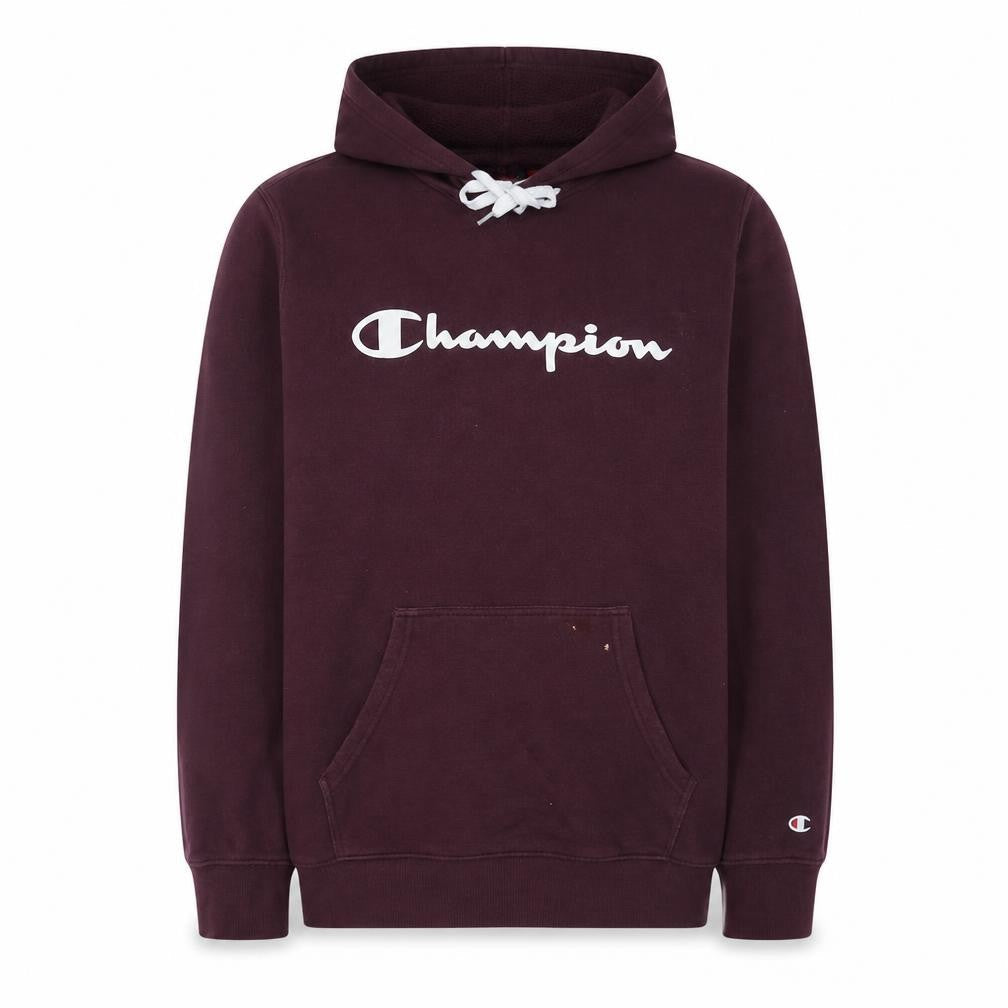 Mens UK Size M Champion Brown Pullover Hoodie