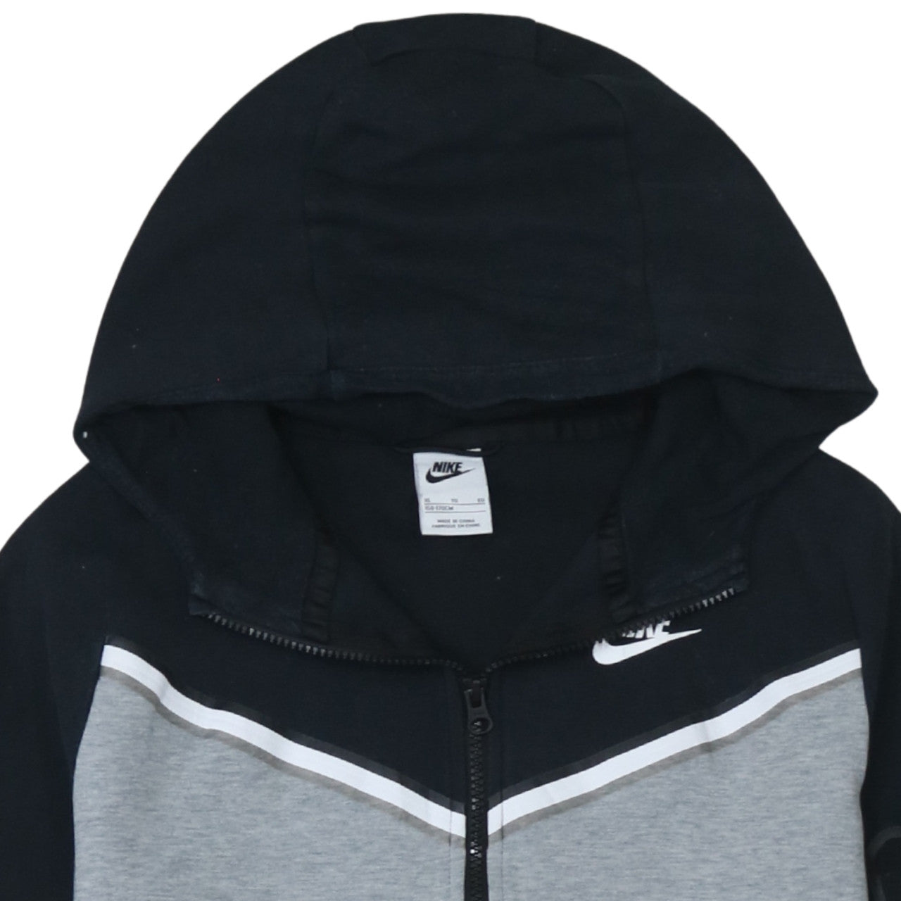 Teens UK Size XL Nike Grey Full Zip Hoodie