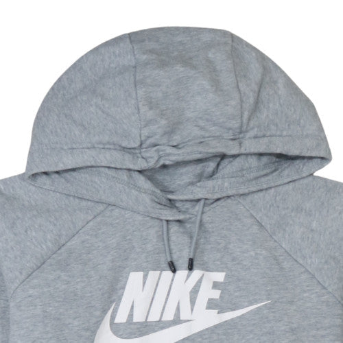Mens UK Size M Nike Grey Pullover Hoodie