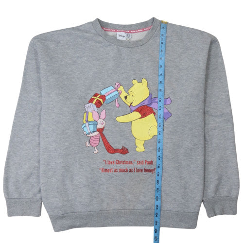 Womens UK Size 2XL Disney Grey Pullover Sweatshirt