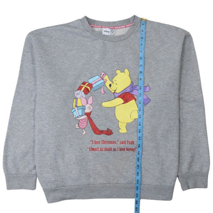 Womens UK Size 2XL Disney Grey Pullover Sweatshirt