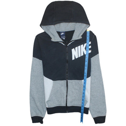 Mens UK Size S Nike Black Full Zip Hoodie