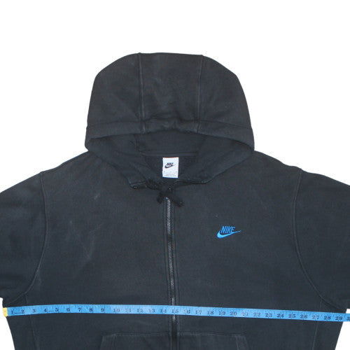 Mens UK Size XL Nike Black Full Zip Hoodie