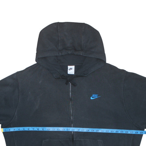 Mens UK Size XL Nike Black Full Zip Hoodie