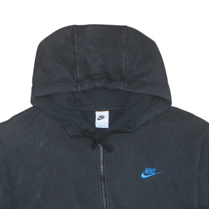 Mens UK Size XL Nike Black Full Zip Hoodie