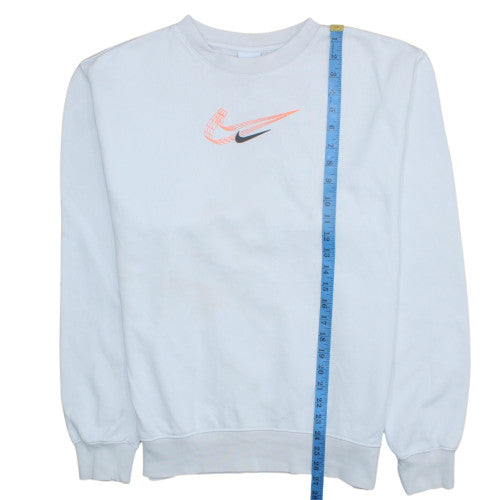 Mens UK Size M Nike White Pullover Sweatshirt