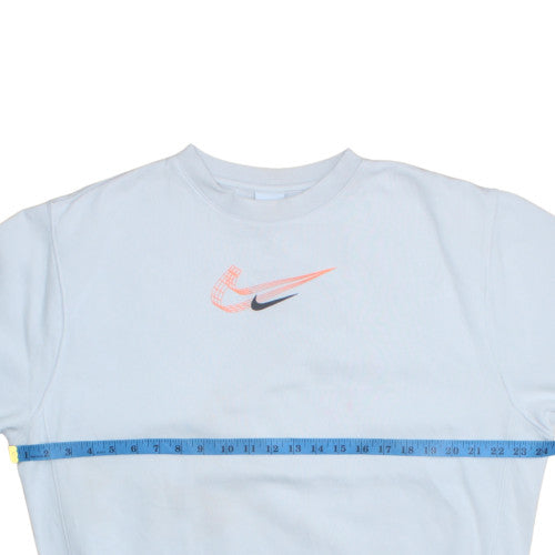 Mens UK Size M Nike White Pullover Sweatshirt