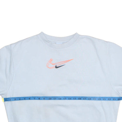 Mens UK Size M Nike White Pullover Sweatshirt