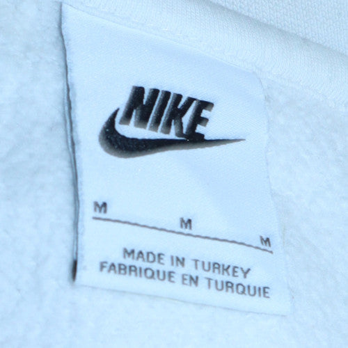 Mens UK Size M Nike White Pullover Sweatshirt
