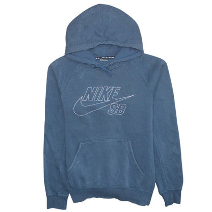 Mens UK Size S Nike Blue Pullover Hoodie
