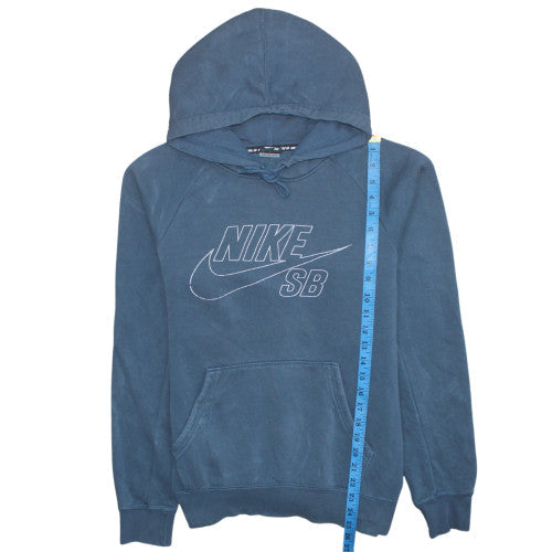 Mens UK Size S Nike Blue Pullover Hoodie