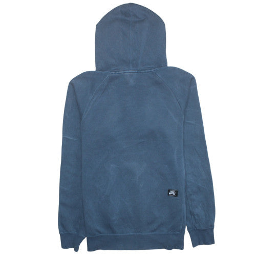 Mens UK Size S Nike Blue Pullover Hoodie