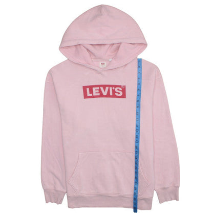 Womens UK Size M Levi's Pink Pullover Hoodie