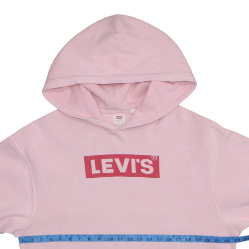 Womens UK Size M Levi's Pink Pullover Hoodie