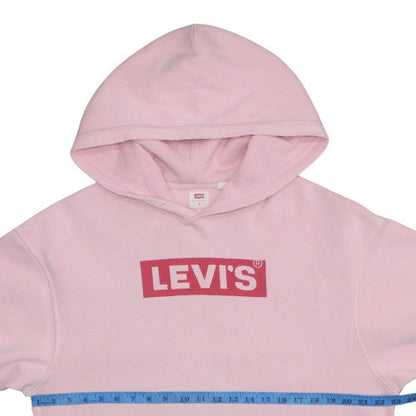 Womens UK Size M Levi's Pink Pullover Hoodie