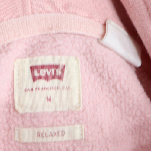 Womens UK Size M Levi's Pink Pullover Hoodie