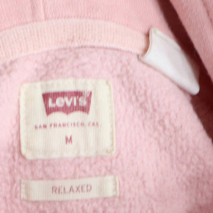 Womens UK Size M Levi's Pink Pullover Hoodie