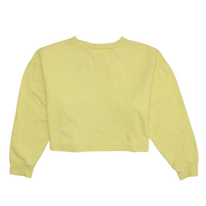 Womens UK Size M Tommy Jeans Yellow Pullover Sweatshirt