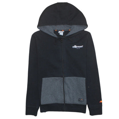 Mens UK Size S Ellesse Black Full Zip Hoodie