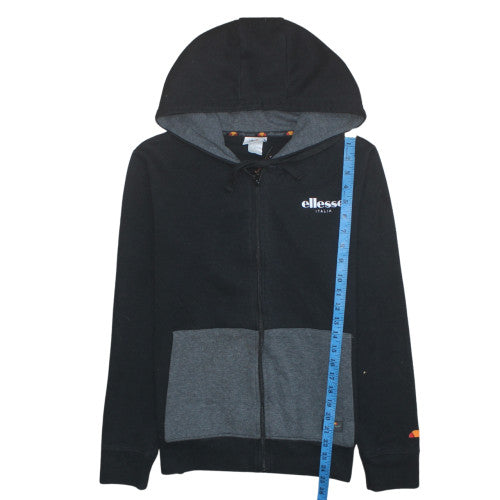 Mens UK Size S Ellesse Black Full Zip Hoodie