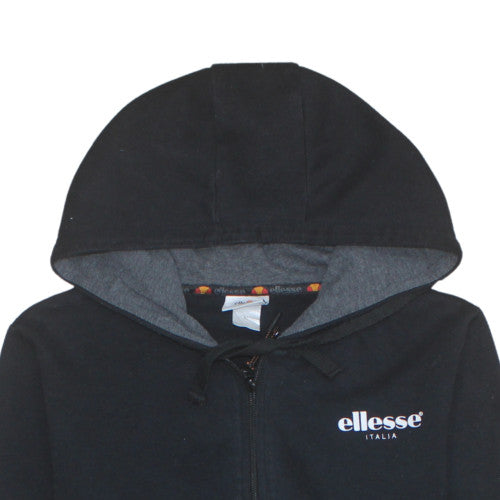 Mens UK Size S Ellesse Black Full Zip Hoodie