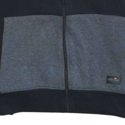 Mens UK Size S Ellesse Black Full Zip Hoodie