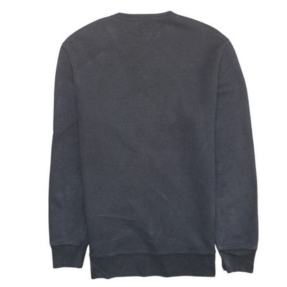 Mens UK Size M Levi's Black Pullover Sweatshirt