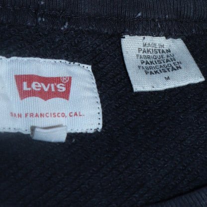 Mens UK Size M Levi's Black Pullover Sweatshirt