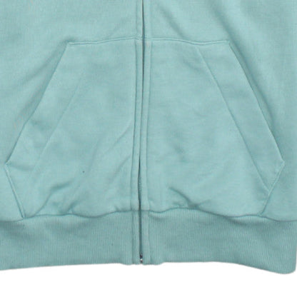 Womens UK Size XS Adidas Green Full Zip Hoodie