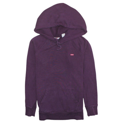 Womens UK Size XS Levi's Purple Pullover Hoodie
