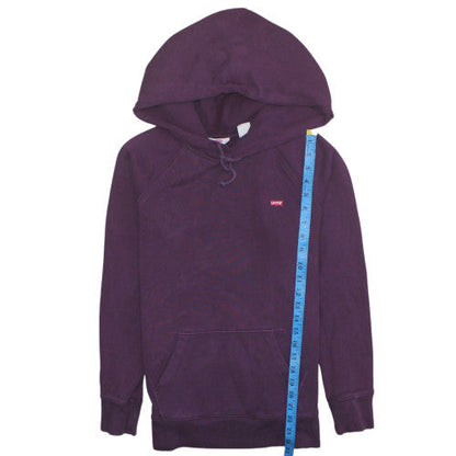 Womens UK Size XS Levi's Purple Pullover Hoodie