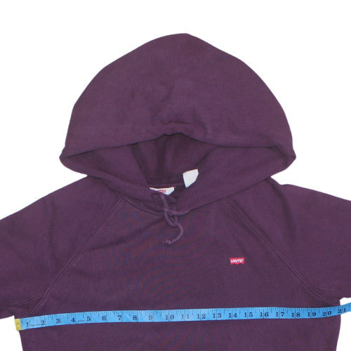 Womens UK Size XS Levi's Purple Pullover Hoodie