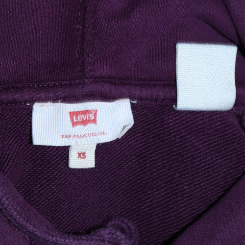 Womens UK Size XS Levi's Purple Pullover Hoodie