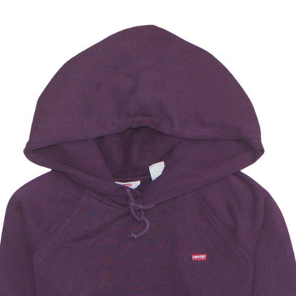 Womens UK Size XS Levi's Purple Pullover Hoodie