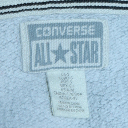 Mens UK Size S Converse Grey Full Zip Hoodie