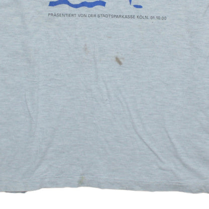 Nike Men's Grey XL Ford Köln Marathon Graphic T-Shirt
