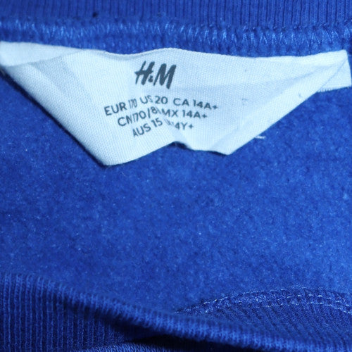 Teens UK Size S H&M Blue Pullover Sweatshirt