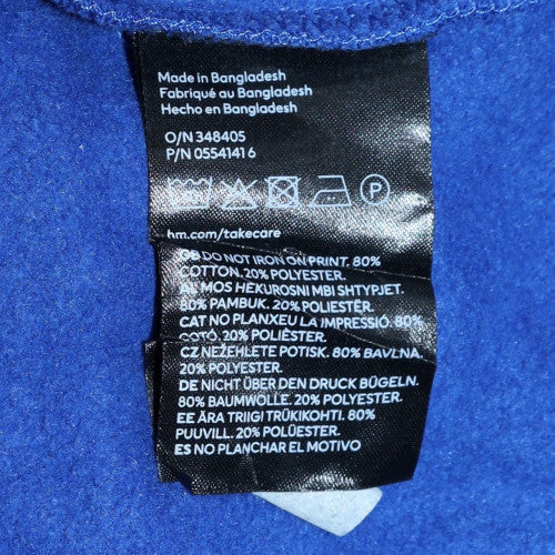Teens UK Size S H&M Blue Pullover Sweatshirt