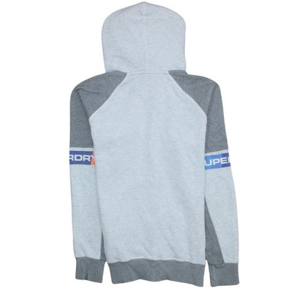 Mens UK Size M Superdry Grey Full Zip Hoodie