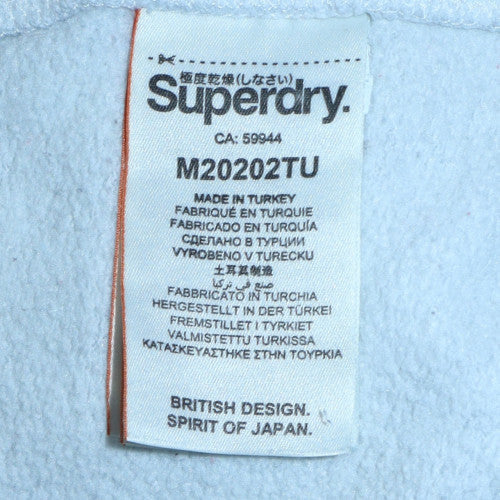 Mens UK Size M Superdry Grey Full Zip Hoodie